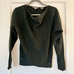 Royal Robbins Forest Green Cowl Neck Sweater